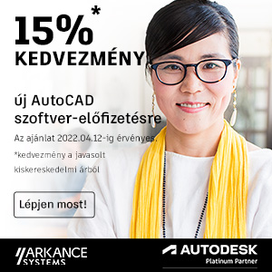 AutoCAD 15% kedvezmény: 2022. április