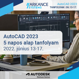AutoCAD 2023 alapfokú tanfolyam