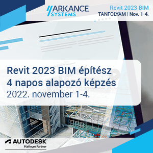 Revit 2023 BIM építész 4 napos képzés 2022. november | Arkance Systems